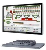 IP65 Industrial Panel PC 17.3 Inch Fanless Touch Screen Computer For HMI Applications