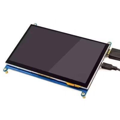 7 Inch HDMI LCD Display 1024x600 5 Point Touch Screen 450cd/m2 800cd/m2 Optional