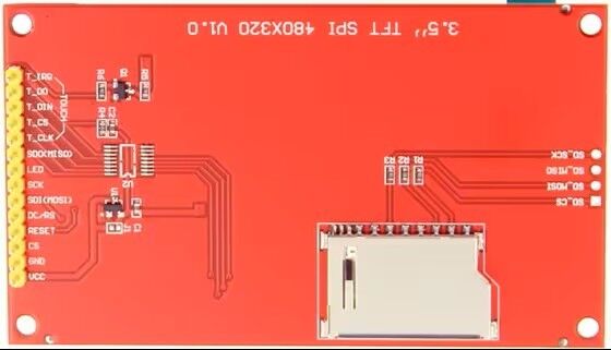 YBR035JGS-Q1 3.5-inch SPI Display with 480*320 Resolution and Resistive Touch LCD Module