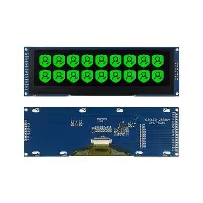 5.5 pollici OLED Display Module 256x64 SSD1322 OLED Display con compatibilità multi-interfaccia